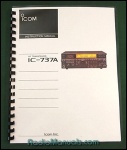 Icom IC-737A Instruction Manual - Click Image to Close